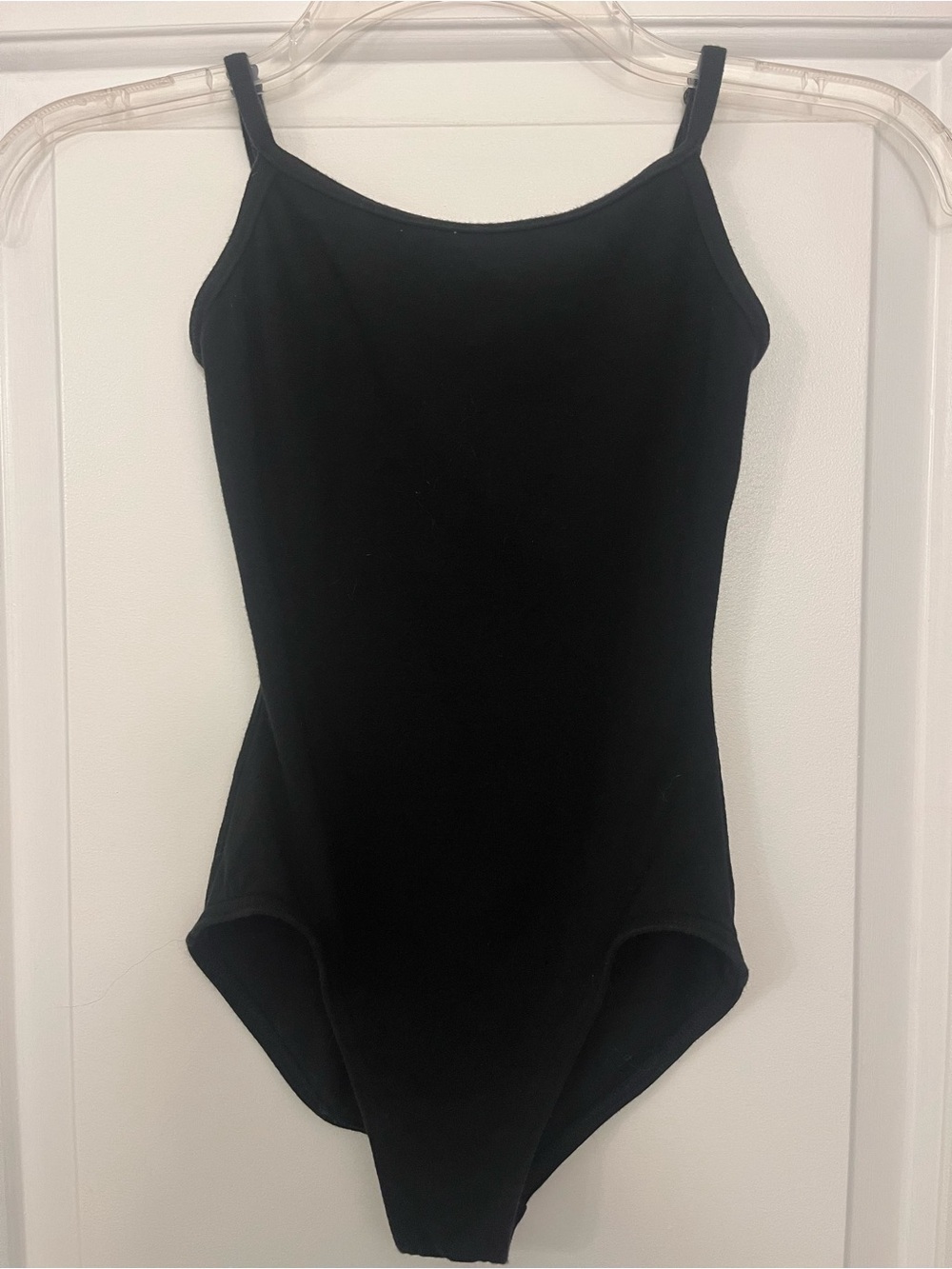 Capezio Black Cami Ballet Dance Leotard Medium Child 8-10